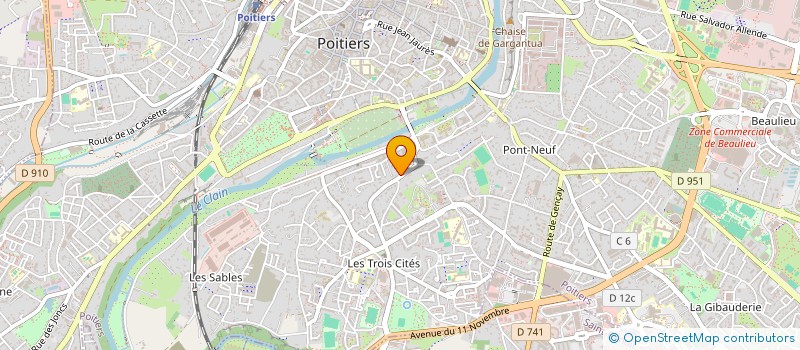 localisation de l'entreprise MONSIEUR ENRICK PARDONIPADE  POITIERS