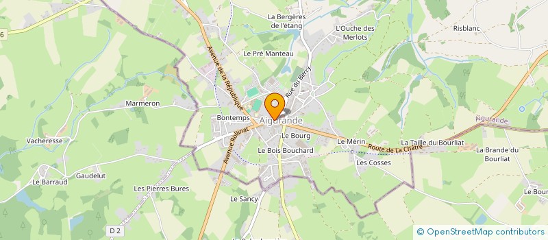 localisation de l'entreprise MONSIEUR ENRICK PRAVISANI à AIGURANDE