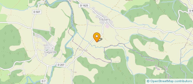 localisation de l'entreprise MONSIEUR ENRICK THOREL  TREZIERS