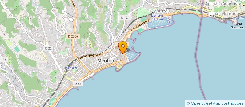 localisation de l'entreprise MONSIEUR ENRICO BECCARIA  MENTON