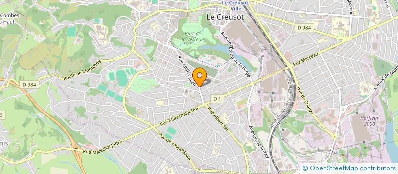 localisation de l'entreprise MONSIEUR ENRICO GONCALVES  LE CREUSOT