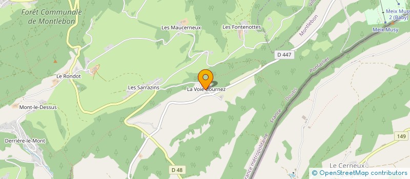 localisation de l'entreprise MONSIEUR ENRICO MERLI  MONTLEBON