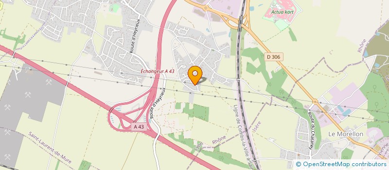 localisation de l'entreprise MONSIEUR ENRICO MILLERA  SAINT-LAURENT-DE-MURE