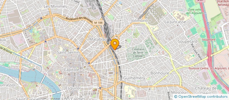 localisation de l'entreprise MONSIEUR ENRICO PANOSETTI  TOULOUSE
