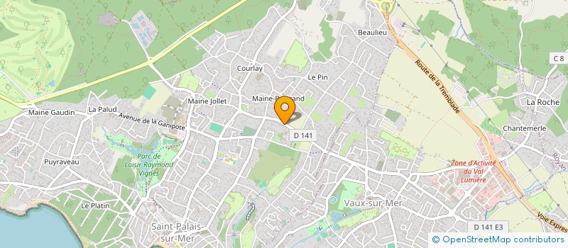 localisation de l'entreprise MONSIEUR ENRICO PERSECHINI  SAINT-PALAIS-SUR-MER