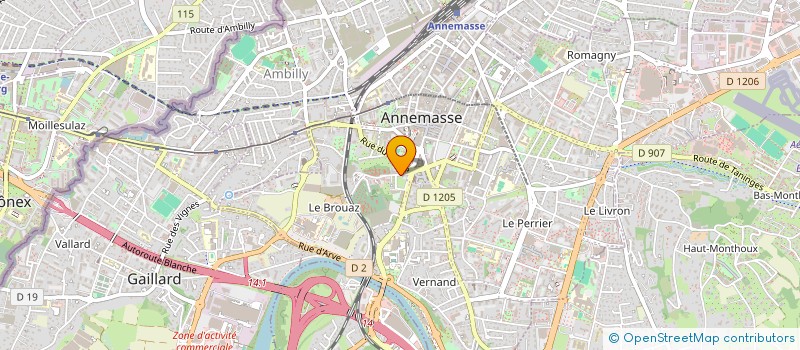 localisation de l'entreprise MONSIEUR ENRICO TARTONI à ANNEMASSE
