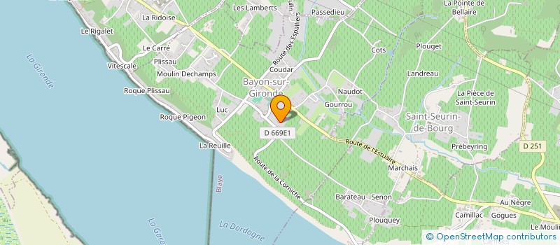 localisation de l'entreprise MONSIEUR ENRICO TIBONI  BAYON-SUR-GIRONDE