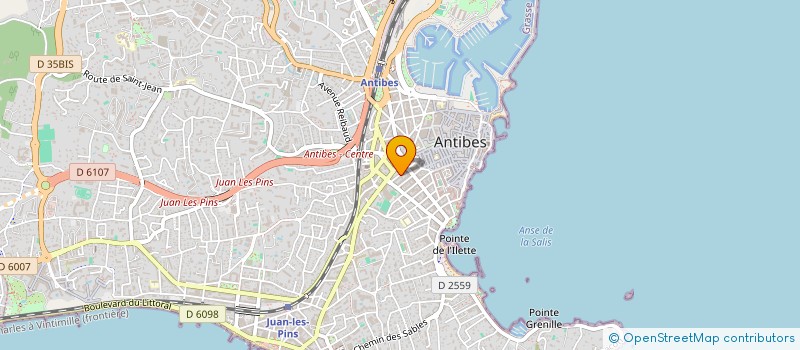 localisation de l'entreprise MONSIEUR ENRICO TORREGGIANI à ANTIBES