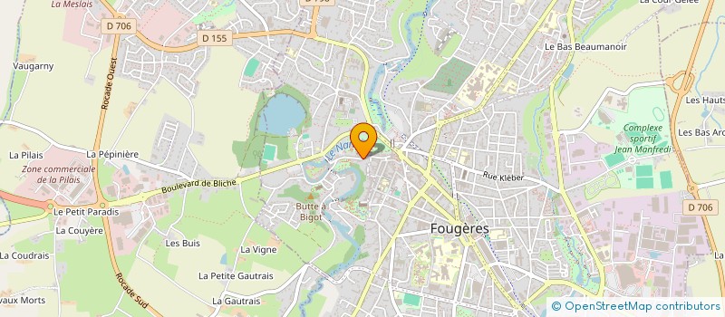 localisation de l'entreprise MONSIEUR ENRIK SHAMETAJ  FOUGERES