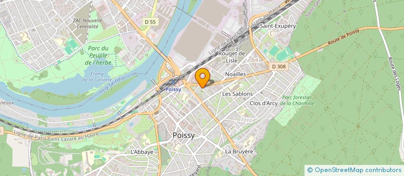 localisation de l'entreprise MONSIEUR ENRIQUE FERNANDEZ  POISSY