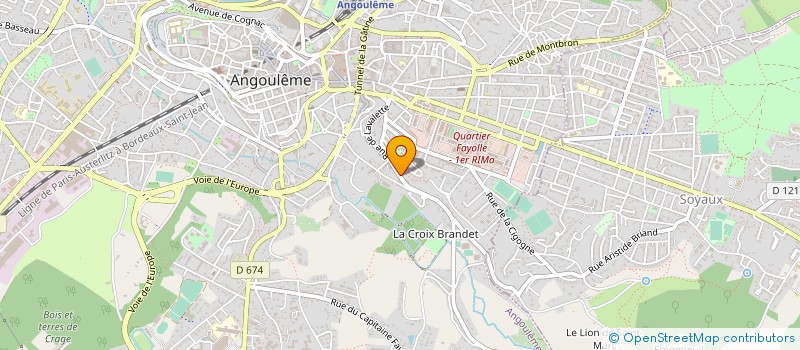 localisation de l'entreprise MONSIEUR ENRIQUE FERREIRA-MORAIS à ANGOULEME