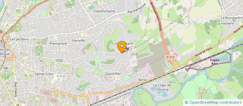 localisation de l'entreprise MONSIEUR ENRIQUE HEULIN  LE MANS