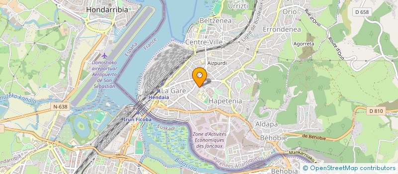 localisation de l'entreprise MONSIEUR ENRIQUE LAMAS à HENDAYE