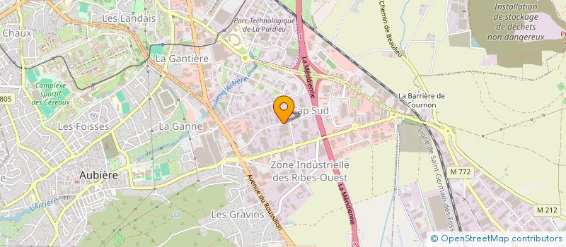 localisation de l'entreprise MONSIEUR ENRIQUE LOPEZ  AUBIERE