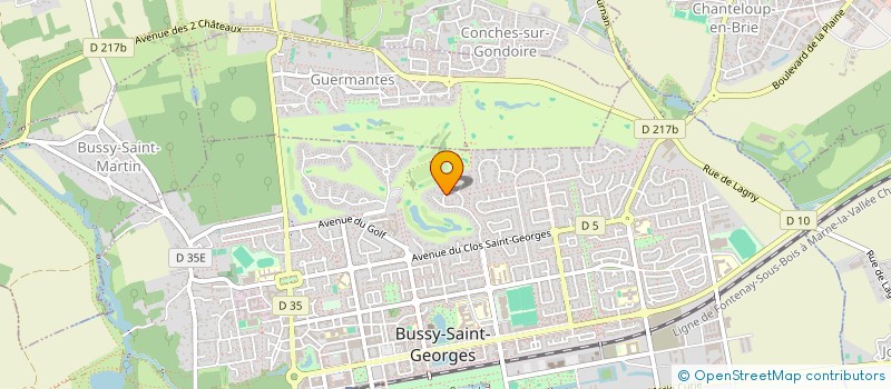 localisation de l'entreprise MONSIEUR ENRIQUE MAST  BUSSY-SAINT-GEORGES