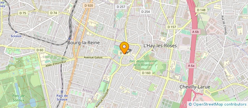 localisation de l'entreprise MONSIEUR ENRIQUE MENESES ANDIA  L'HAY-LES-ROSES