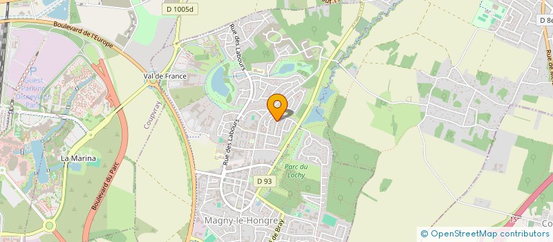 localisation de l'entreprise MONSIEUR ENRIQUE PATON  MAGNY-LE-HONGRE