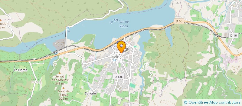 localisation de l'entreprise MONSIEUR ENRIQUE PONS  VINCA