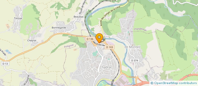 localisation de l'entreprise MONSIEUR ENRIQUE RENARD  CHADRAC