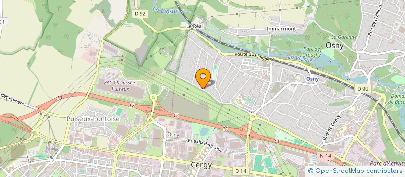 localisation de l'entreprise MONSIEUR ENRIQUE SILVA  OSNY