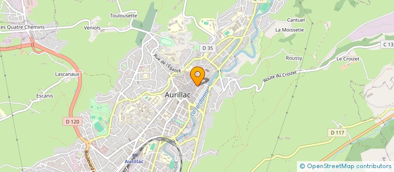 localisation de l'entreprise MONSIEUR ENRIQUE VARGAS DELGADO à AURILLAC