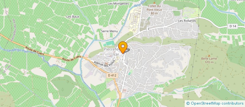 localisation de l'entreprise MONSIEUR ENRIQUE VIGNERON  PIERREFEU-DU-VAR