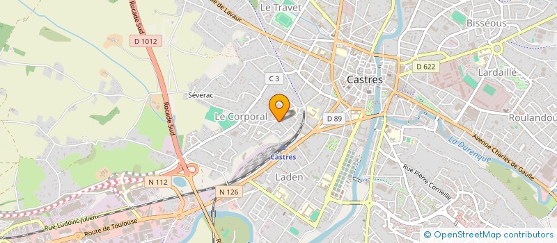 localisation de l'entreprise MONSIEUR ENSAR BULUT  CASTRES