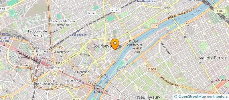 localisation de l'entreprise MONSIEUR ENSAR EKINCI à COURBEVOIE
