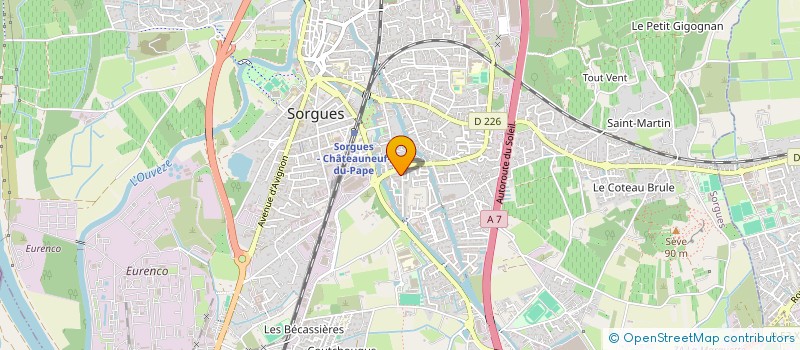 localisation de l'entreprise MONSIEUR ENSAR ERDUMAN  SORGUES