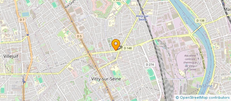 localisation de l'entreprise MONSIEUR ENSTAR SAINT-LUCE  VITRY-SUR-SEINE