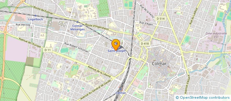 localisation de l'entreprise MONSIEUR ENTEZAR SAFI  COLMAR