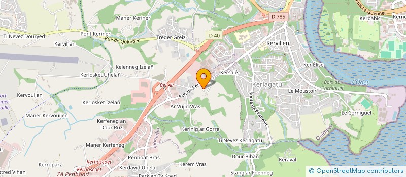 localisation de l'entreprise MONSIEUR ENVEL ALLANIC  PLUGUFFAN