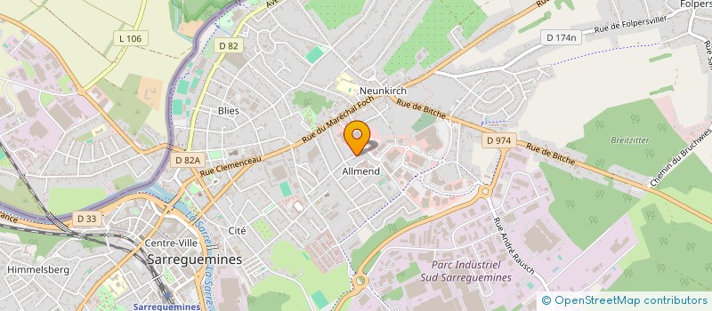 localisation de l'entreprise MONSIEUR ENVER PIRA  SARREGUEMINES