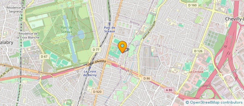 localisation de l'entreprise MONSIEUR ENZHUO CAO à ANTONY