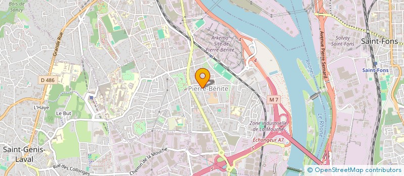 localisation de l'entreprise MONSIEUR ENZIO GRAF VON PLAUEN  OULLINS-PIERRE-BENITE