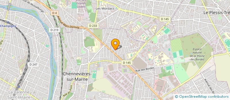 localisation de l'entreprise MONSIEUR ENZO AHOUE  CHENNEVIERES-SUR-MARNE