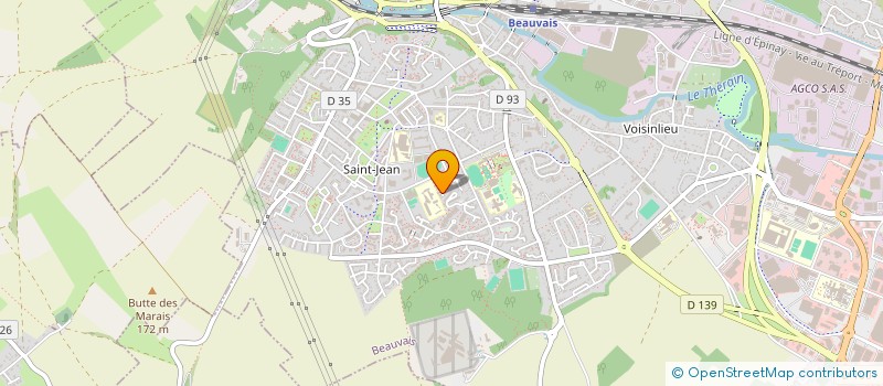 localisation de l'entreprise MONSIEUR ENZO ALERBE-LERVANT  BEAUVAIS