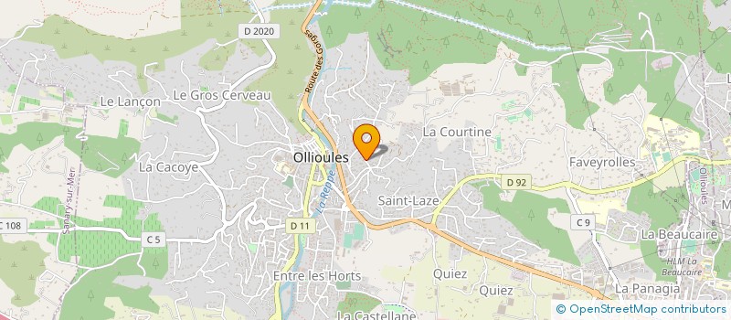 localisation de l'entreprise MONSIEUR ENZO ALFIERI à OLLIOULES