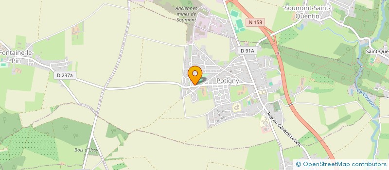 localisation de l'entreprise MONSIEUR ENZO AMAURY à POTIGNY