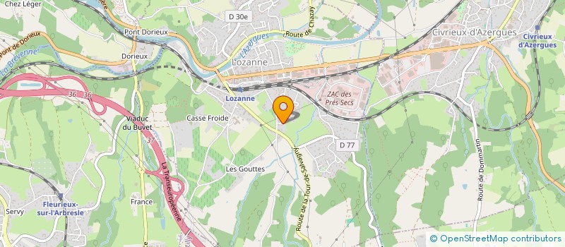 localisation de l'entreprise MONSIEUR ENZO AMILLAC  LOZANNE