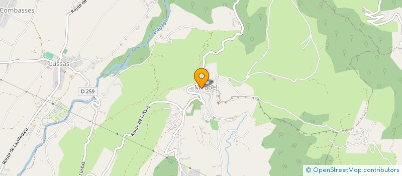 localisation de l'entreprise MONSIEUR ENZO ANTOINE  MIRABEL