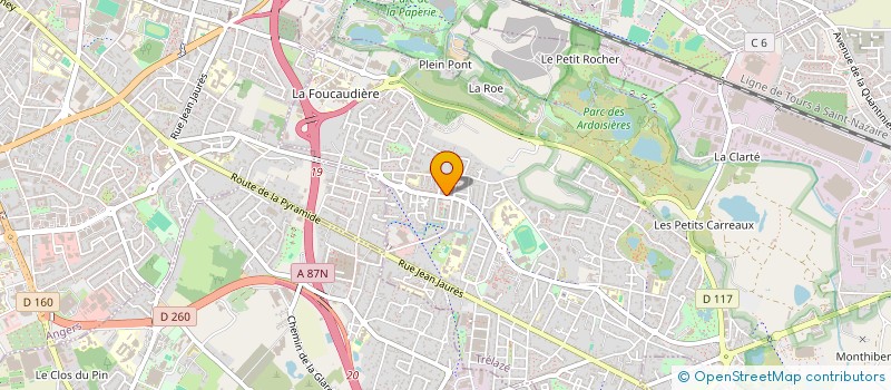 localisation de l'entreprise MONSIEUR ENZO AVELINE  TRELAZE