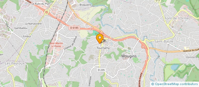 localisation de l'entreprise MONSIEUR ENZO BADIER  MOUGINS