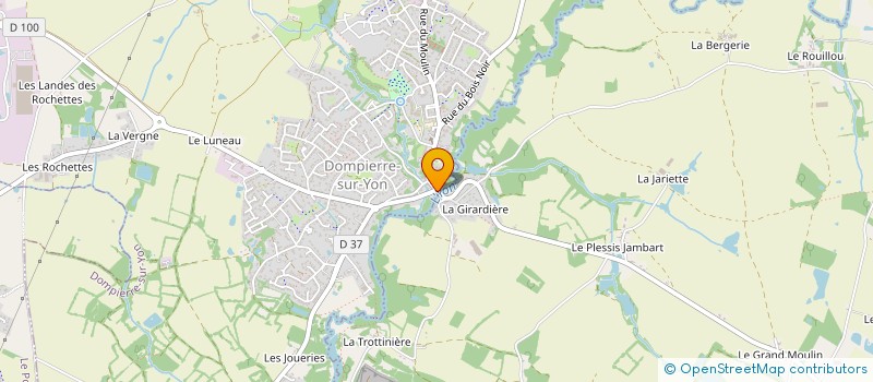 localisation de l'entreprise MONSIEUR ENZO BALANGER  DOMPIERRE-SUR-YON