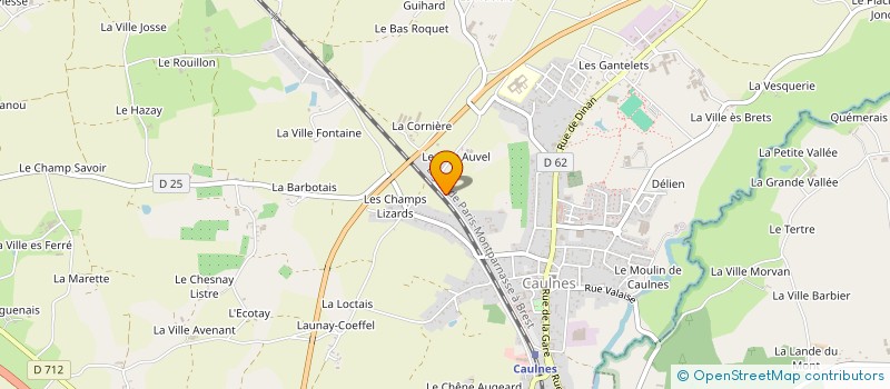 localisation de l'entreprise MONSIEUR ENZO BAREL  CAULNES