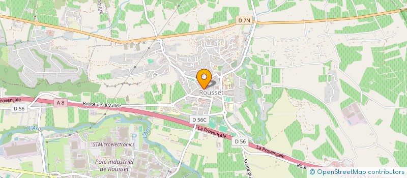 localisation de l'entreprise MONSIEUR ENZO BARET  ROUSSET