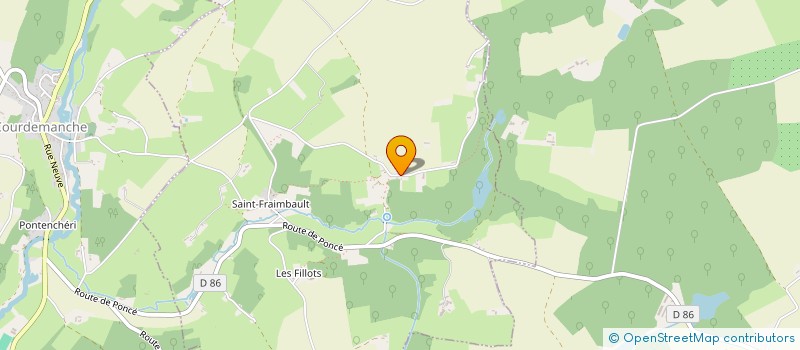 localisation de l'entreprise MONSIEUR ENZO BARIANI  SAINT GEORGES DE LA COUEE