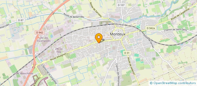 localisation de l'entreprise MONSIEUR ENZO BARO à MONTEUX