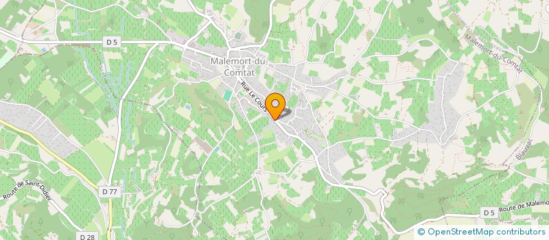 localisation de l'entreprise MONSIEUR ENZO BARONI  MALEMORT-DU-COMTAT