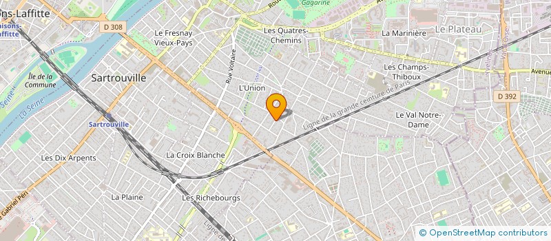 localisation de l'entreprise MONSIEUR ENZO BARROS  SARTROUVILLE